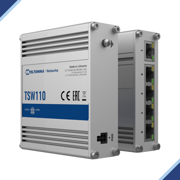 Teltonika TSW110 Switch 5-porte Gigabit Passive PoE