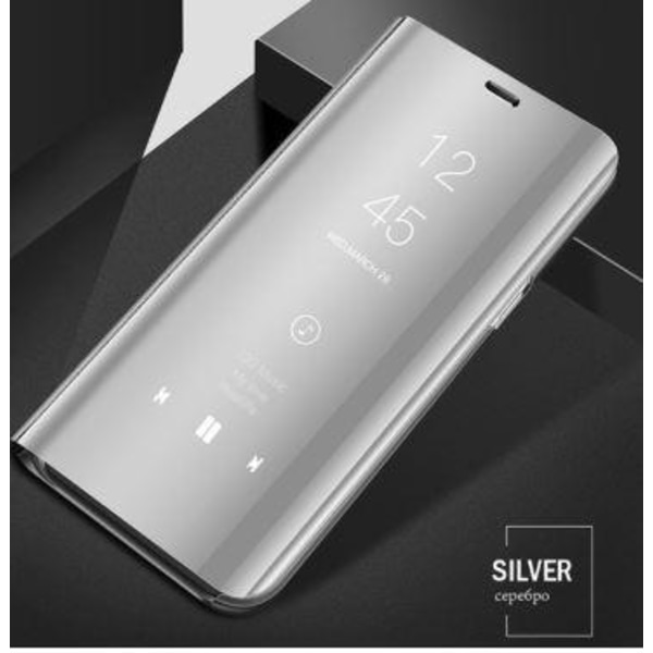 Flip case för samsung S9 silver
