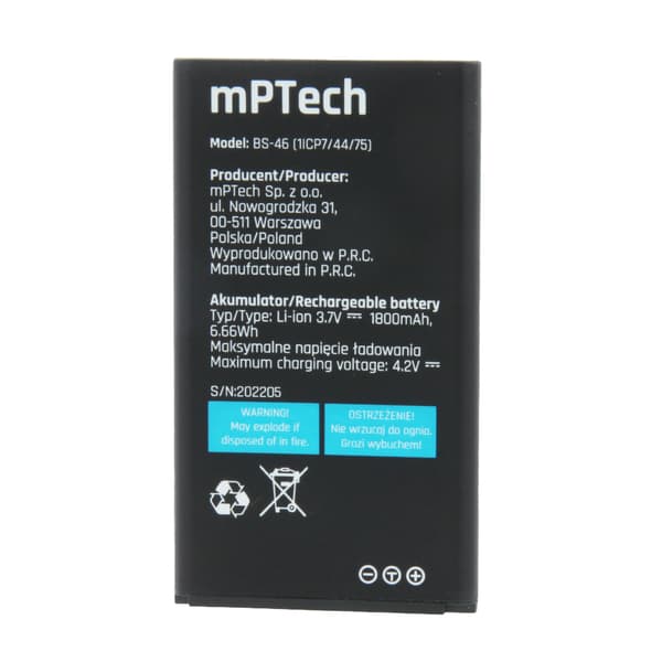 Batteri för Hammer Rock / Basalt 1800mAh