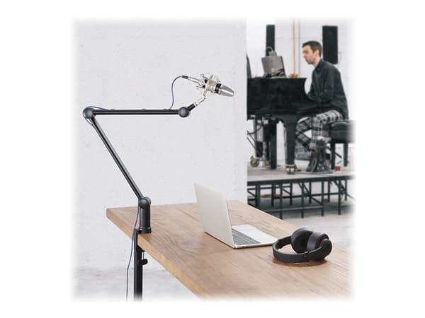 LogiLink Boom-arm svart
