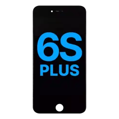 LCD-enhet med stålplatta för iPhone 6S Plus (Eftermarknad: AQ7) (Svart)