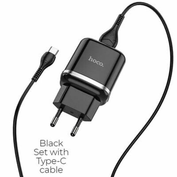 HOCO 18w  laddare med  usb-C-kabel