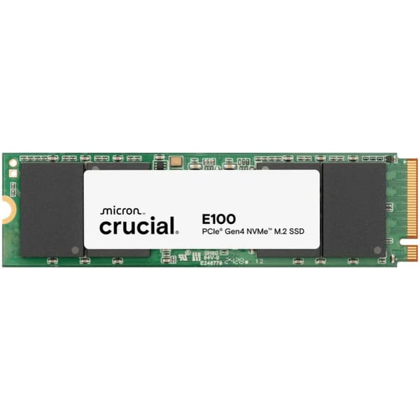 Crucial Solid state-drev E100 1TB M.2 PCI Express 4.0 x4 (NVMe)