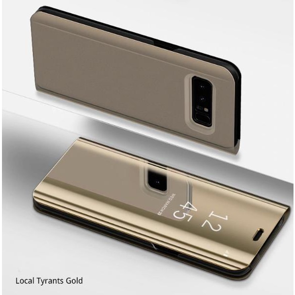 Flipcase för Samsung A50 guld Gold