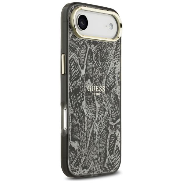 Guess Python Pattern MagSafe-fodral för iPhone Air svart