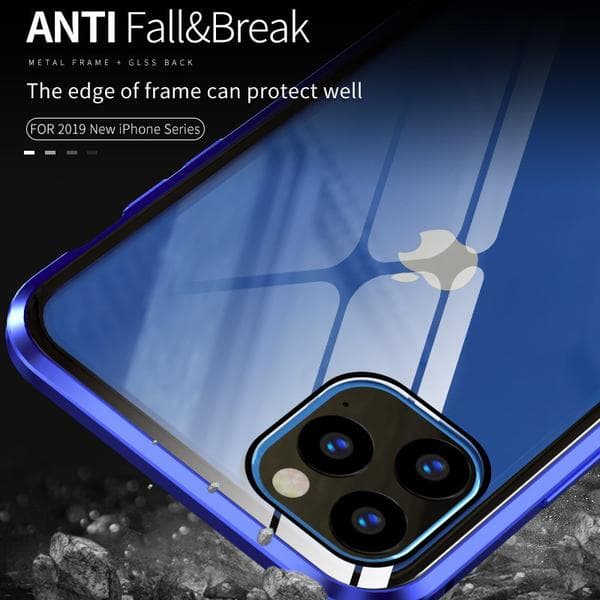 magnet fodral för iphone 11 pro blå Blue