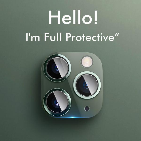 Full  kameraskydd för IPhone 11blå Blue