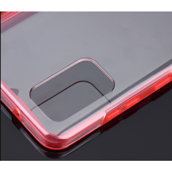 TPU fodral fram och back för Samsung S21plus röd