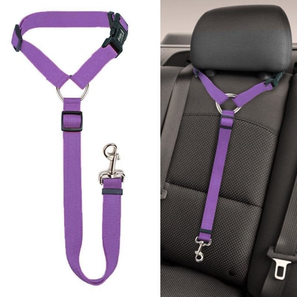 Praktisk Husdjursäkerhet Justerbar bilsäte Färgat Purple