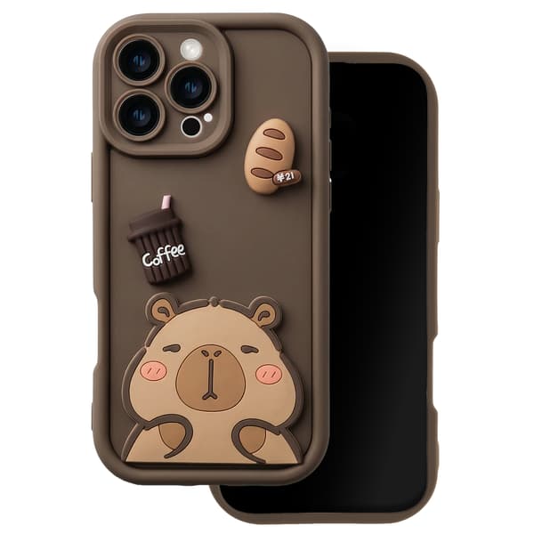 Ultra Trendy 3D-skal för iPhone 12 6,1\" kapybara