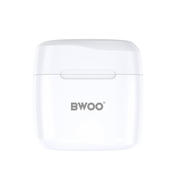 BWOO trådlösa TWS hörlurar BW94-WH vit