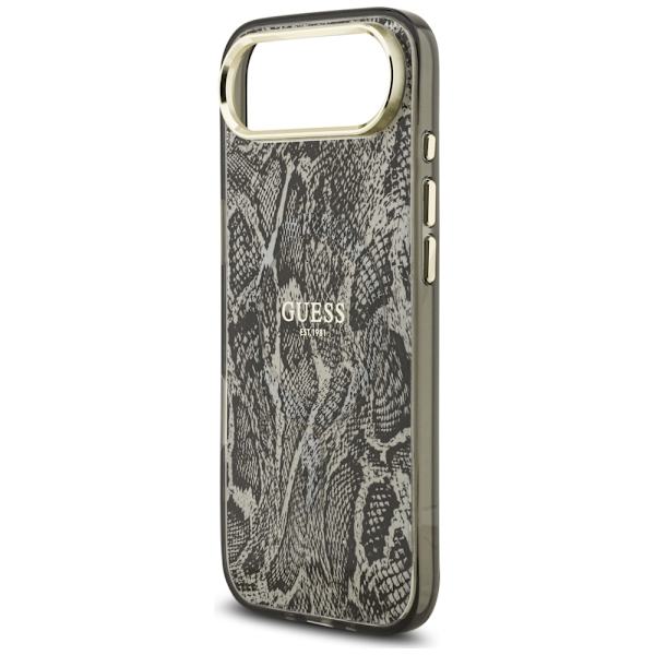 Guess Python Pattern MagSafe-fodral för iPhone Air svart