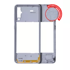 Mellankåpa för Samsung Galaxy A50 (A505 / 2019) (Internationell version) (Eftermarknad Plus) (Vit) vit