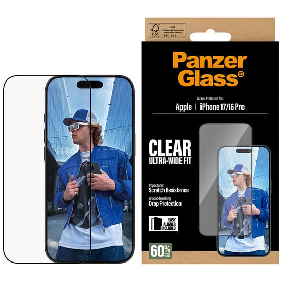 PanzerGlass® Skärmskydd iPhone 2025 6.3 iPhone 17