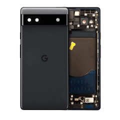 Baksida för Google Pixel 6a (Äkta OEM) (Charcoal)