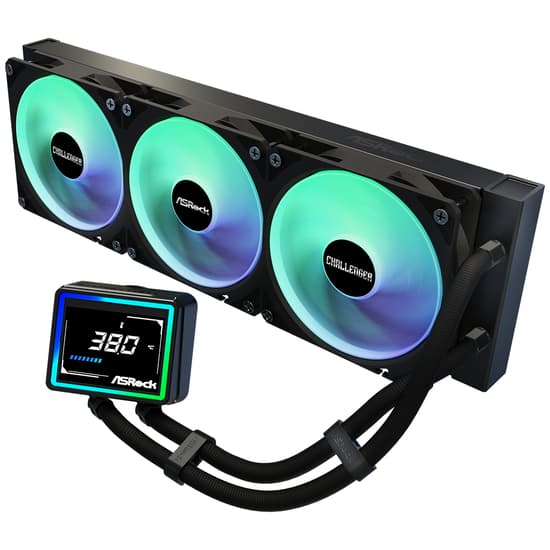 Asrock Challenger 360 Digital ARGB kölesystem 1-pack svart 120 mm