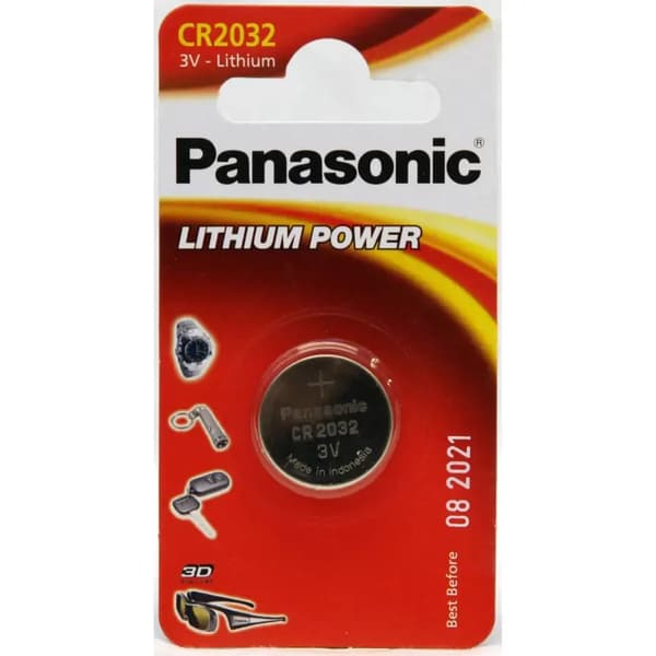 Panasonic Knapcellebatterier CR2032