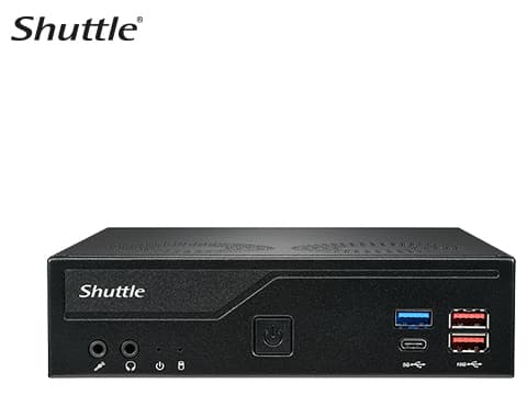 Shuttle XPC slim DH770 Mini PC Barebones svart svart