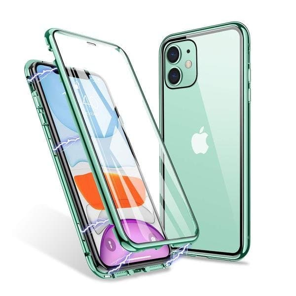 Magnetfodral för din iPhone 11 med häradt glas