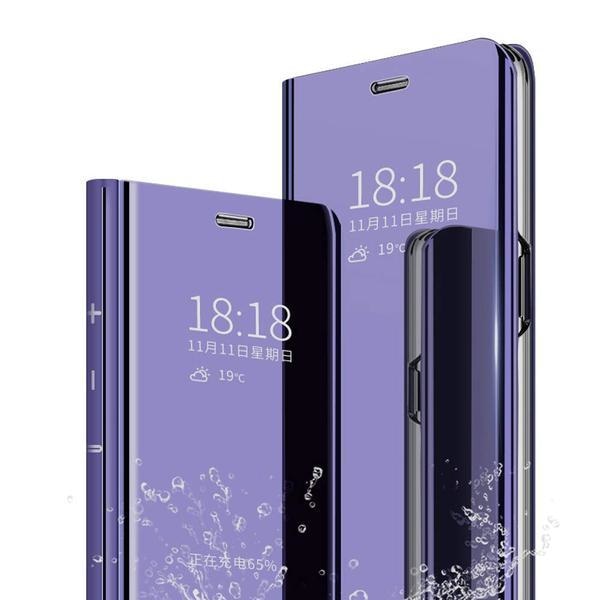 hög kvalitet flip fodral för One plus 8 pro silver Silver