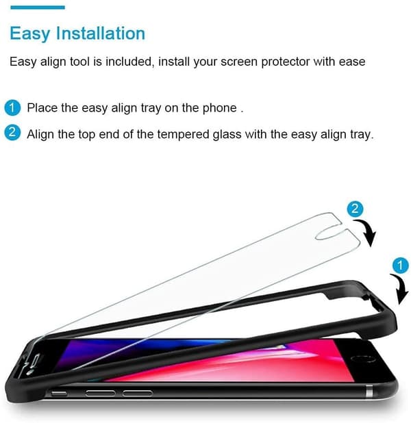 3-pack skärmskydd för iPhone 7/8 Plus