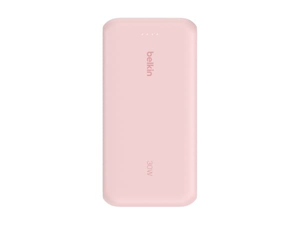 Belkin BoostCharge Powerbank 20000mAh 30Watt 1xUSB-A 2.0 2xUSB-C Pink