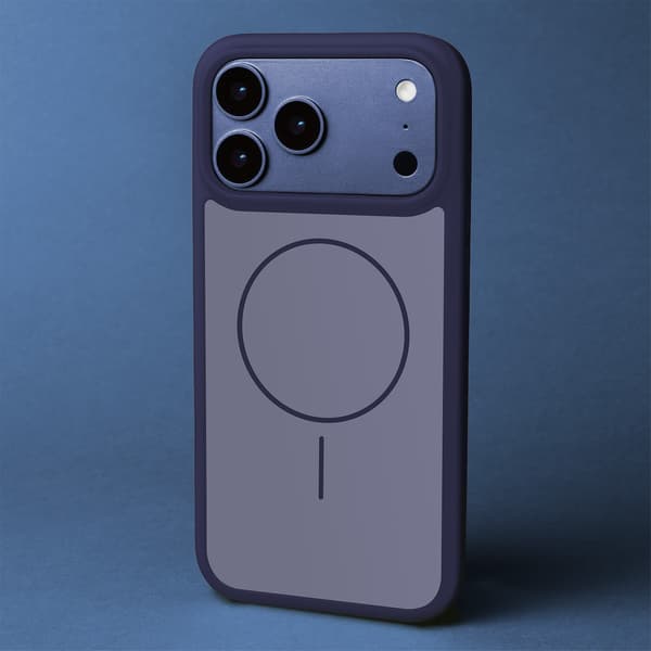 Frame Thin Mag skal för iPhone 11 mörkblå