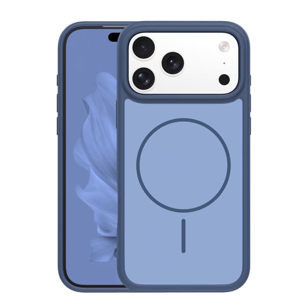 Frame Thin Mag-fodral för iPhone 17 Pro 6,3\" / 18 Pro 6,3\" mörkblå