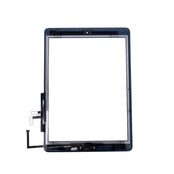 Pekskärm för iPad 5 2017 komplett frontset svart svart