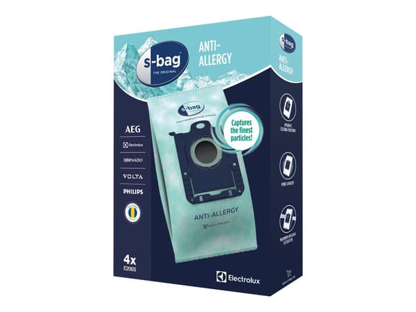 s-Bag Anti-Allergy E206S Dammsugare Pose