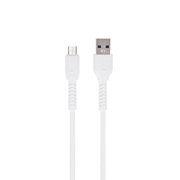 Maxlife MXUC-04 kabel USB - microUSB 1,0 m 3A vit vit