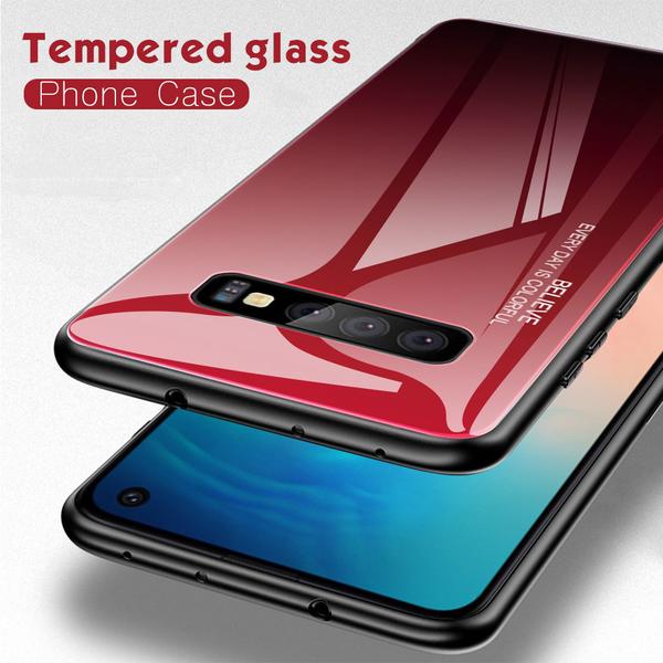 gradient härdat glas  för Samsung S10 plus