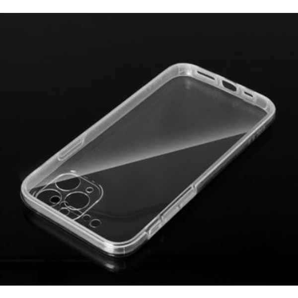 front och back silikonför Samsung A41  transparent Transparent