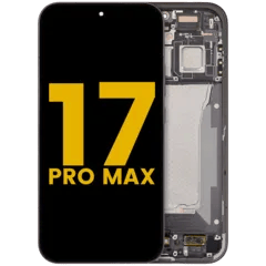 OLED-enhet med ram för Xiaomi 17 Pro Max (renoverad) (svart)