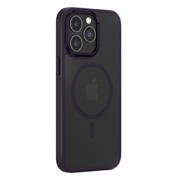 Comma case Joy Elegant Mag för iPhone 15 Pro Max djuplila