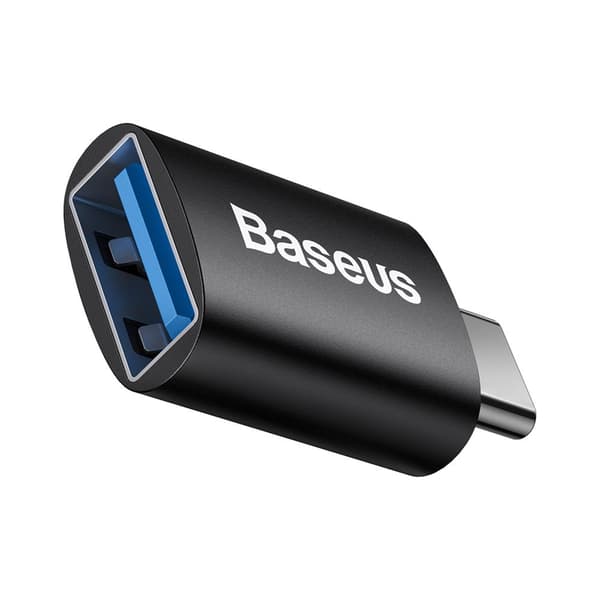 Baseus adapter Ingenuity USB-C till USB-A 3.1 svart OTG