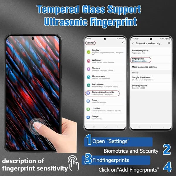 2 st Sekretess nanofilm för Samsung S10 plus