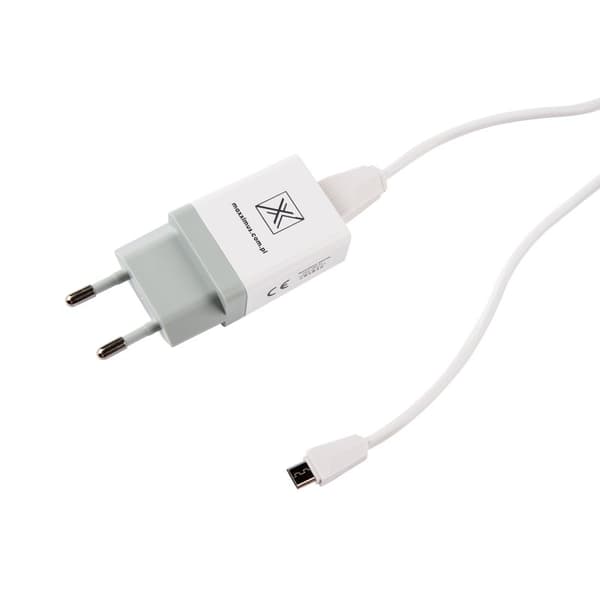 VÄGGLADDARE MAXXIMUS HANDY 1A + MICRO USB