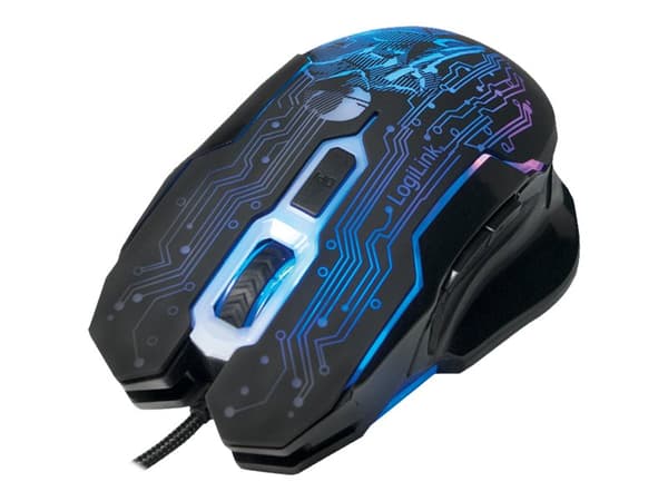 LogiLink Gaming Optisk Kablet svart