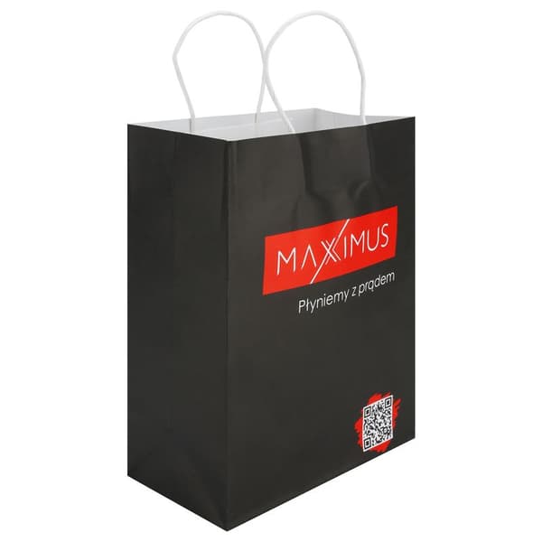 PAPPERSPÅSE MAXXIMUS SVART 21x11x27CM