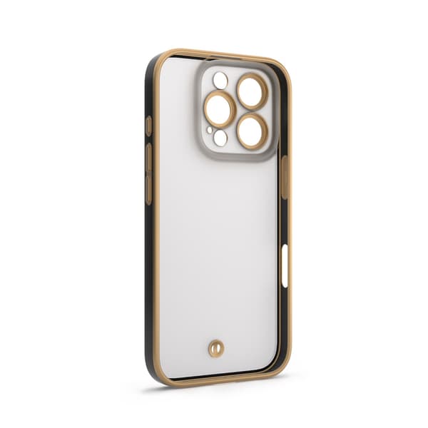 Silkeslent guldfodral för iPhone 17 Air blå