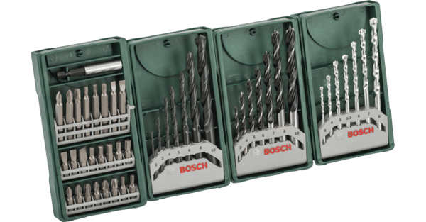 Bosch Mini X-Line Multipack 3+1 Skrueträkker och borebitsät