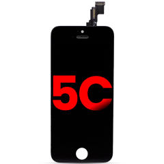 LCD-enhet för iPhone 5C (Eftermarknad Plus: Tianma) (Svart)