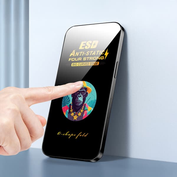 Universal härdat glas 9D OneFit AI-13