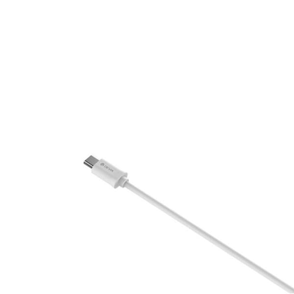 Devia-kabel Smart EC081 USB - MicroUSB 1,0 m 2,1A vit vit