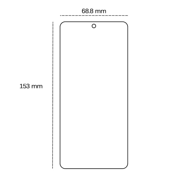 Härdat glas 2,5D för Motorola Edge 30