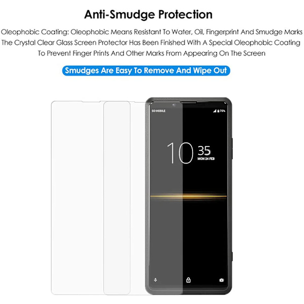 [2 st]skärmskydd för for Sony Xperia 5 II