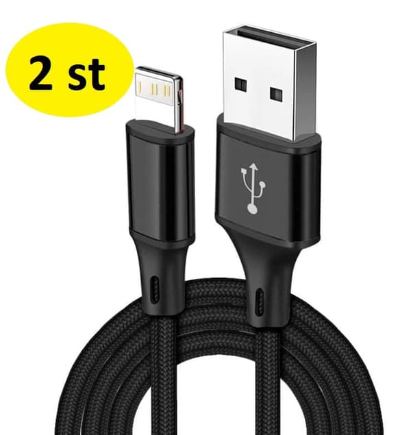 3 st hög kvalitet 1 m usb-c svart