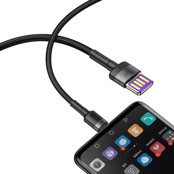 Baseus-kabel Cafule HW QC USB - USB-C 1,0 m grå-svart 40W