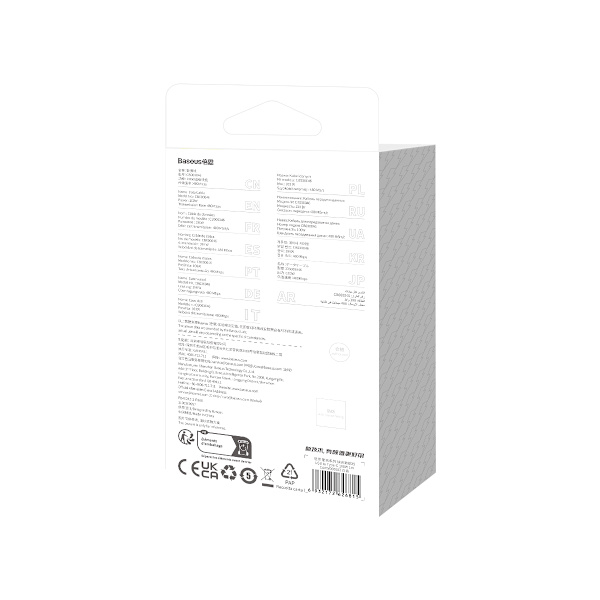 Baseus kabel CoolPlay USB - USB-C 1m 100W vit